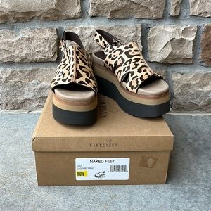 Naked Feet Geo Leopard Print